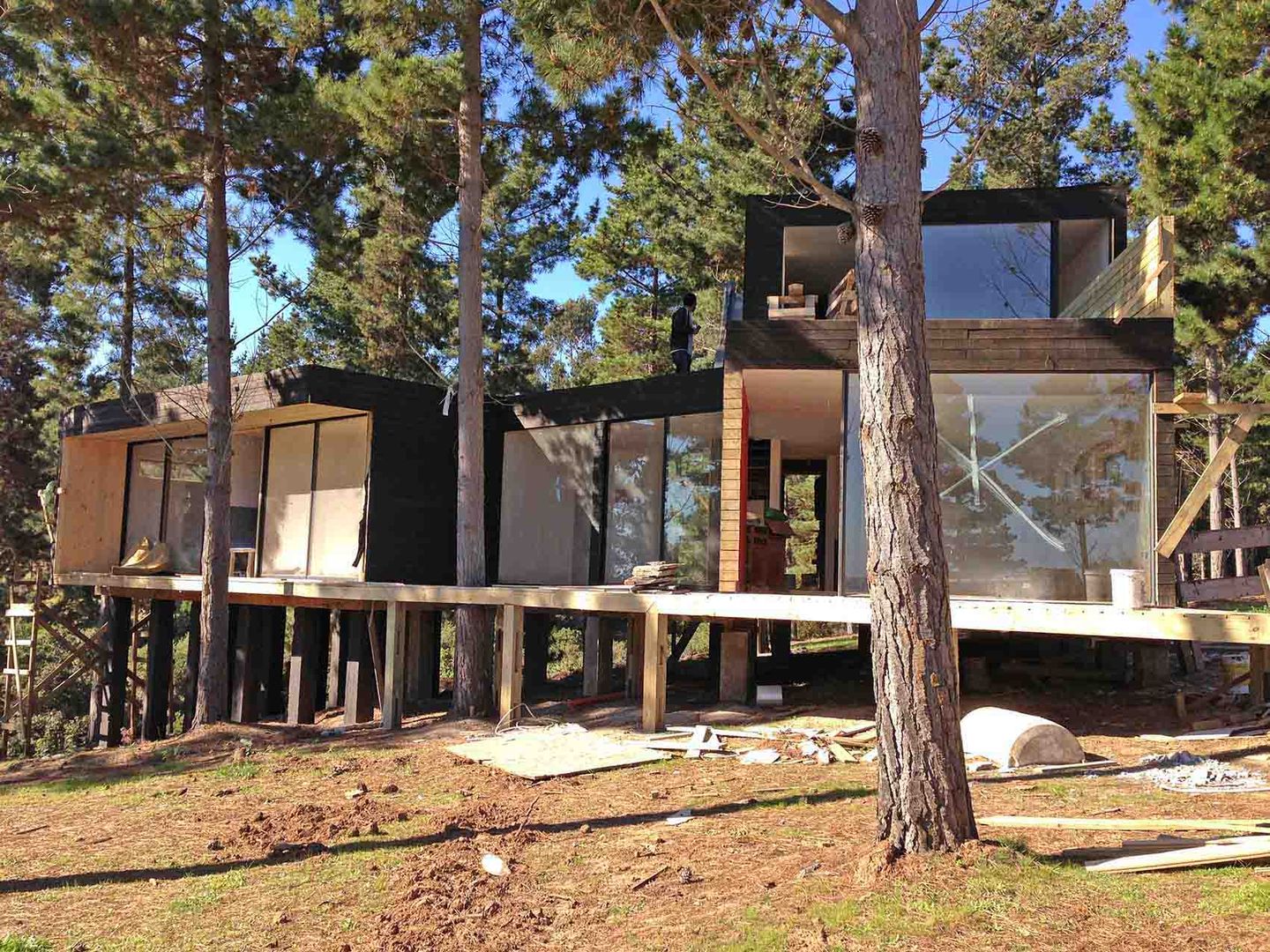 Casa del Bosque, Nido Arquitectos Nido Arquitectos Case moderne