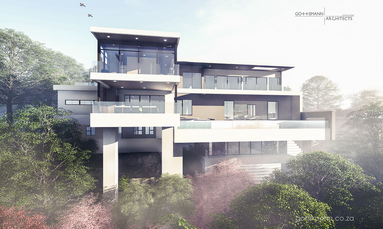 ​Cape Town - House on a Cliff, Gottsmann Architects Gottsmann Architects Casas modernas: Ideas, imágenes y decoración