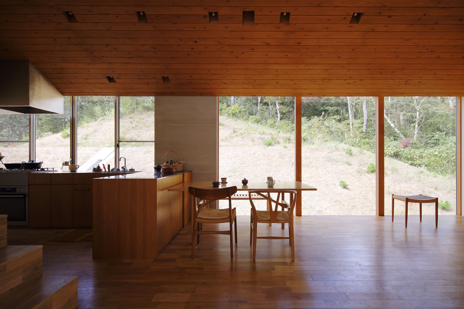 House in Kobe 藤原・室 建築設計事務所 Modern Dining Room