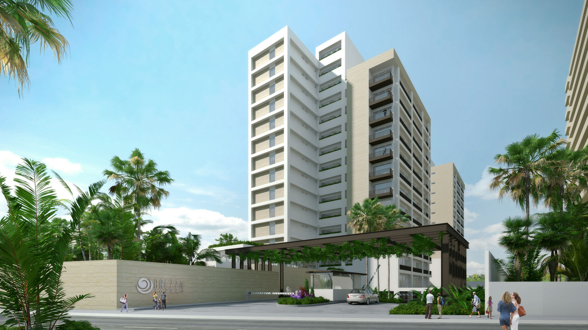 Condominios en Cancún, TaAG Arquitectura TaAG Arquitectura Case moderne Pietra