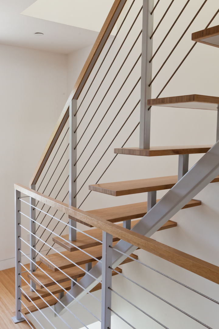 Carroll Gardens Duplex, Sarah Jefferys Design Sarah Jefferys Design Modern corridor, hallway & stairs