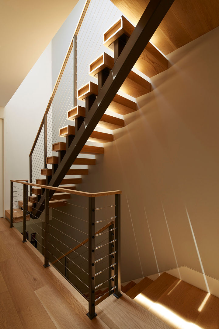 Cobble Hill Townhouse, Sarah Jefferys Design Sarah Jefferys Design Modern corridor, hallway & stairs