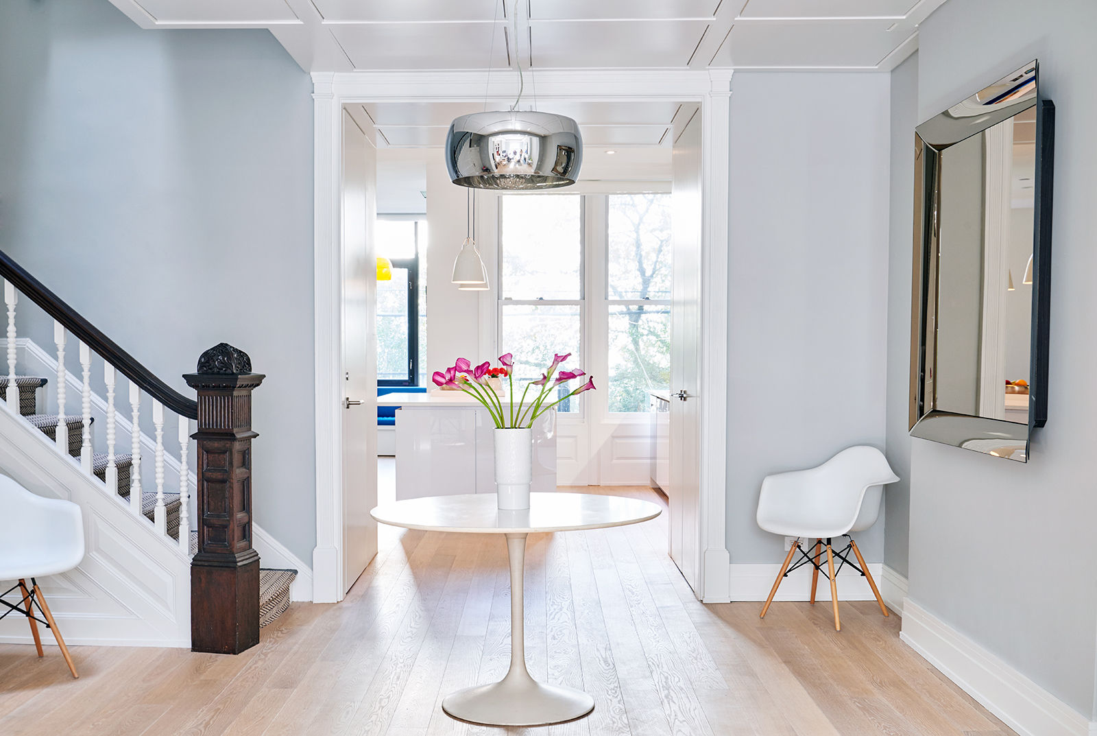 Park Slope Townhouse, Sarah Jefferys Design Sarah Jefferys Design モダンデザインの ダイニング