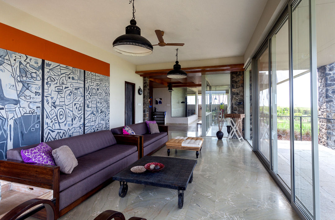 Kavardhara Villa , Inscape Designers Inscape Designers Living room