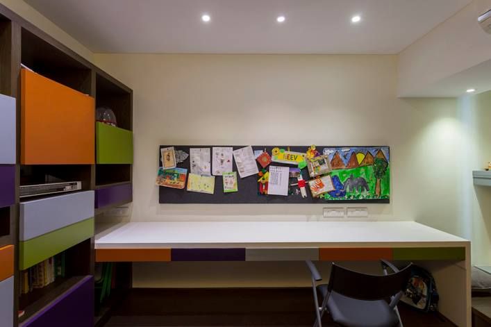 Choudhary Residence, Juhu, Mumbai, Inscape Designers Inscape Designers Eclectic style study/office