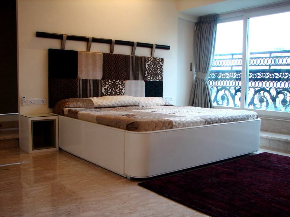 Choudhary Residence, Juhu, Mumbai, Inscape Designers Inscape Designers Dormitorios de estilo ecléctico