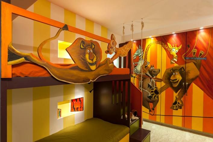 Choudhary Residence, Juhu, Mumbai, Inscape Designers Inscape Designers غرفة نوم