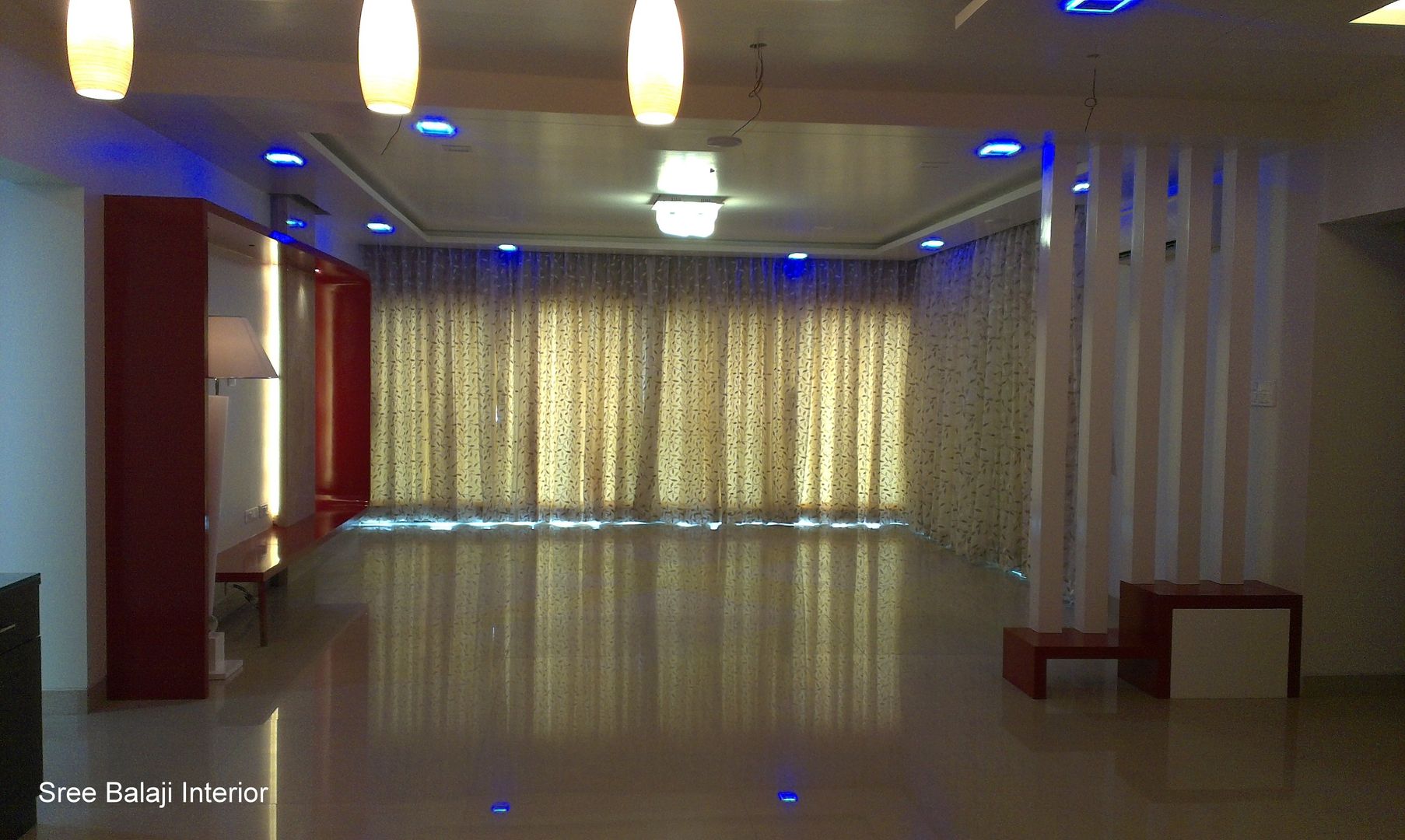 Interior of Residence, Sree Balaji Interior Sree Balaji Interior モダンな 壁&床