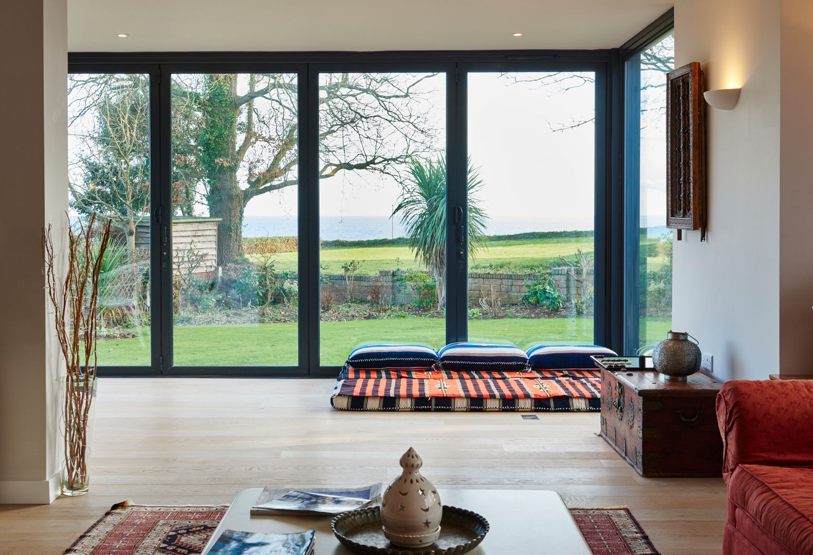 Boucher Road Living Room Barc Architects Salas modernas contemporary,modern