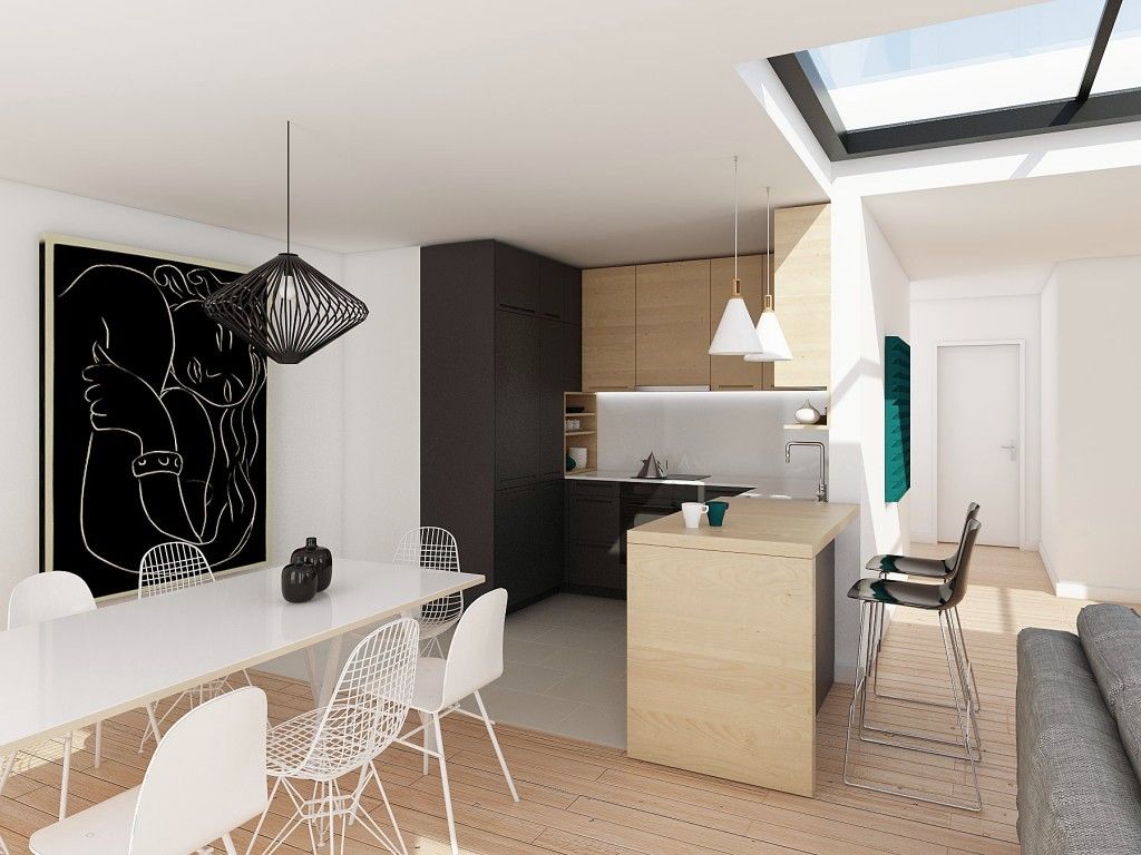 APARTAMENTO - T3 DUPLEX - ESTRELA, EU LISBOA EU LISBOA Mediterrane keukens Werkbladen