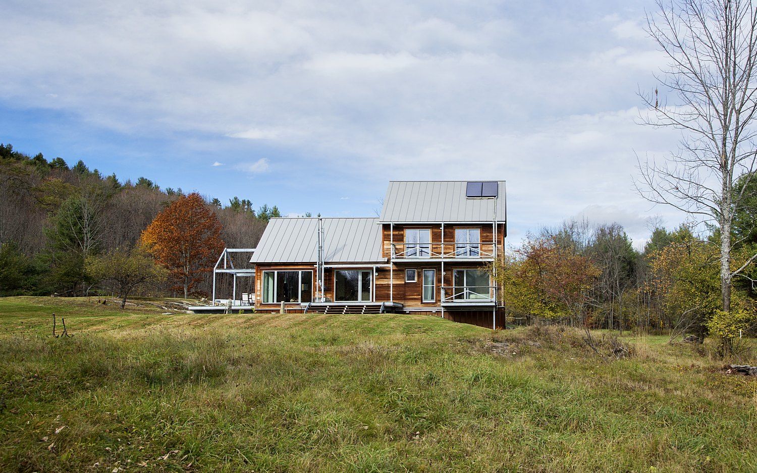 Farmstead Passive House, ZeroEnergy Design ZeroEnergy Design Casas modernas Madeira Efeito de madeira