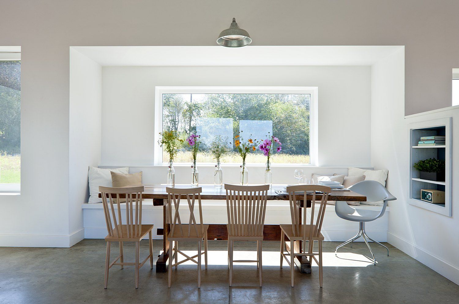 Dining ZeroEnergy Design Modern Dining Room passive solar gain