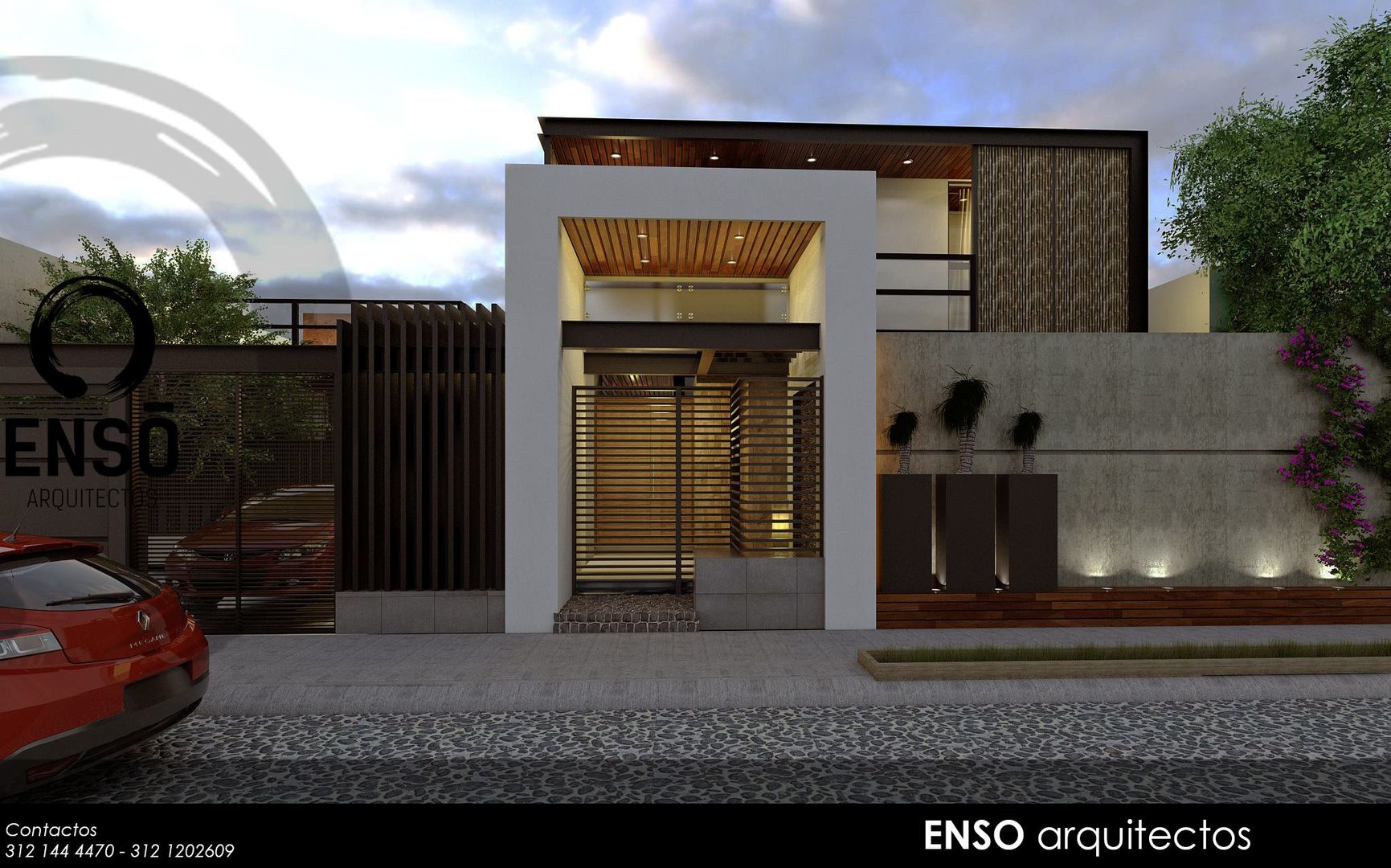 Casa ENSO, Enso Arquitectos Enso Arquitectos Casas modernas: Ideas, diseños y decoración Concreto