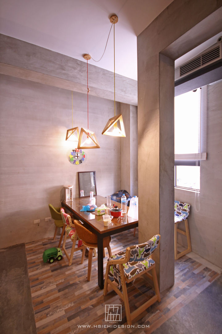 餐廳 協億室內設計有限公司 Industrial style dining room