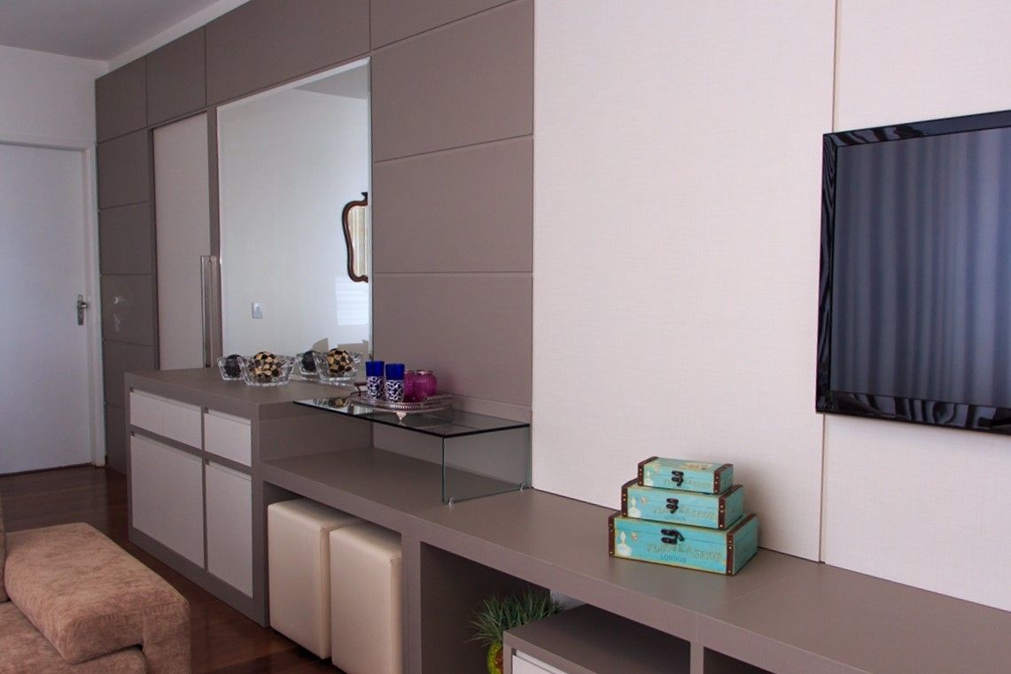 Decoração Apartamento L.B, DTE Arquitetura e Consultoria LTDA DTE Arquitetura e Consultoria LTDA Salas de jantar modernas