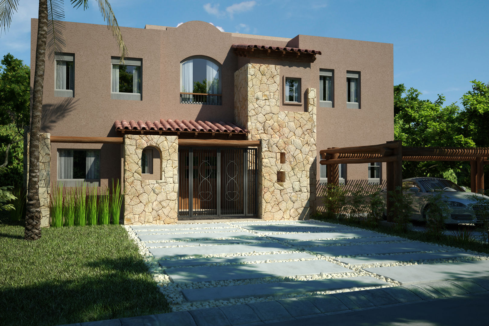 CALIDO MEX, LLACAY arq LLACAY arq Rustic style houses