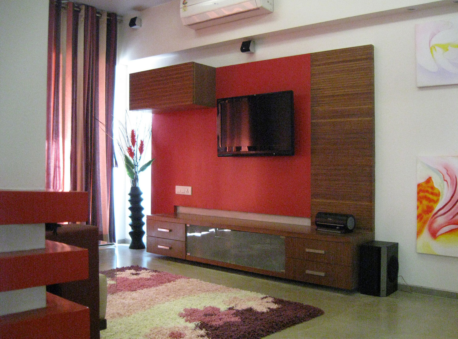 Studio Apartment , Core Design Core Design Modern living room Wood-Plastic Composite