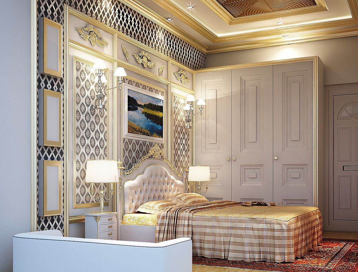 MASTER BEDROOM Fervor design Colonial style bedroom