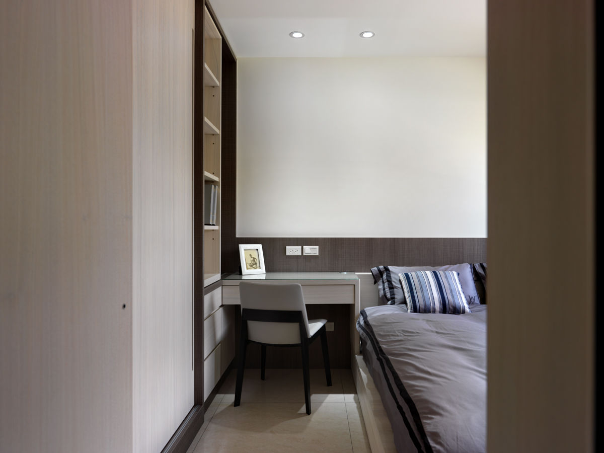 質感設計打造年輕人最愛現代風格, 拾雅客空間設計 拾雅客空間設計 Modern Bedroom