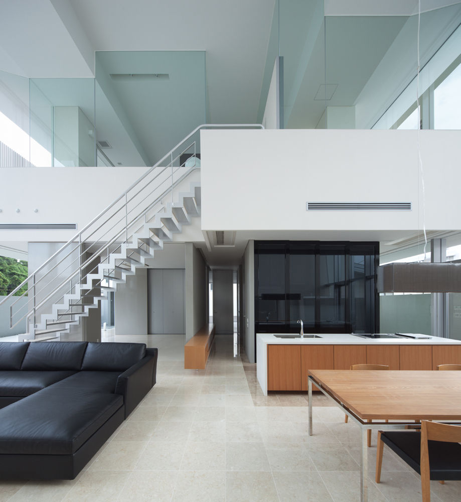 KS-house, 森裕建築設計事務所 / Mori Architect Office 森裕建築設計事務所 / Mori Architect Office Salon moderne