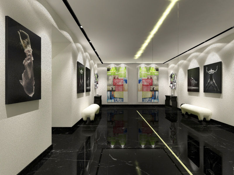 Projet Privé / Private Residence, Paris Luxury Interiors Paris Luxury Interiors モダンスタイルの 玄関&廊下&階段 大理石