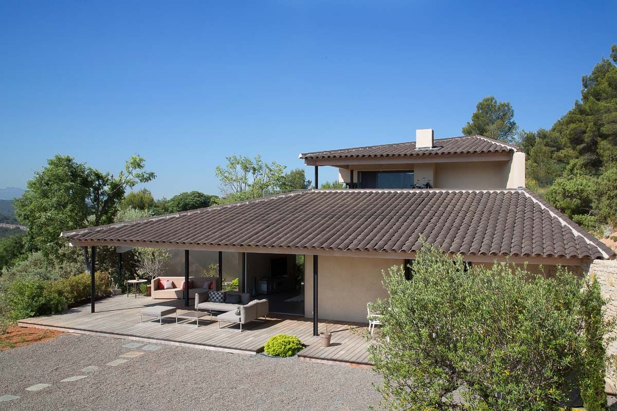 Création Maison / Le Tholonet, Atelier Jean GOUZY Atelier Jean GOUZY Mediterranean style houses