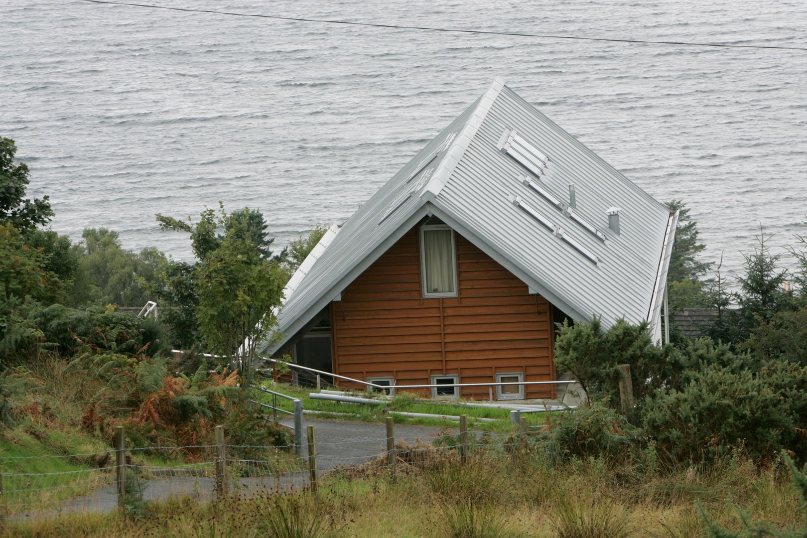 Long House Retool architecture Rumah Gaya Skandinavia Aluminium/Seng Seaside