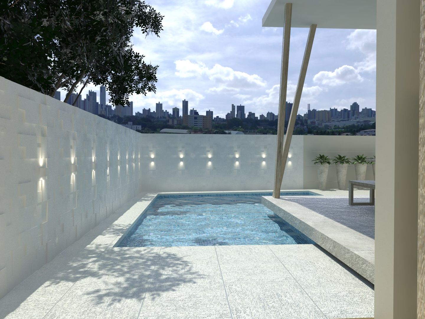 Residência A|R, Larissa Vinagre Arquitetos Larissa Vinagre Arquitetos Modern pool