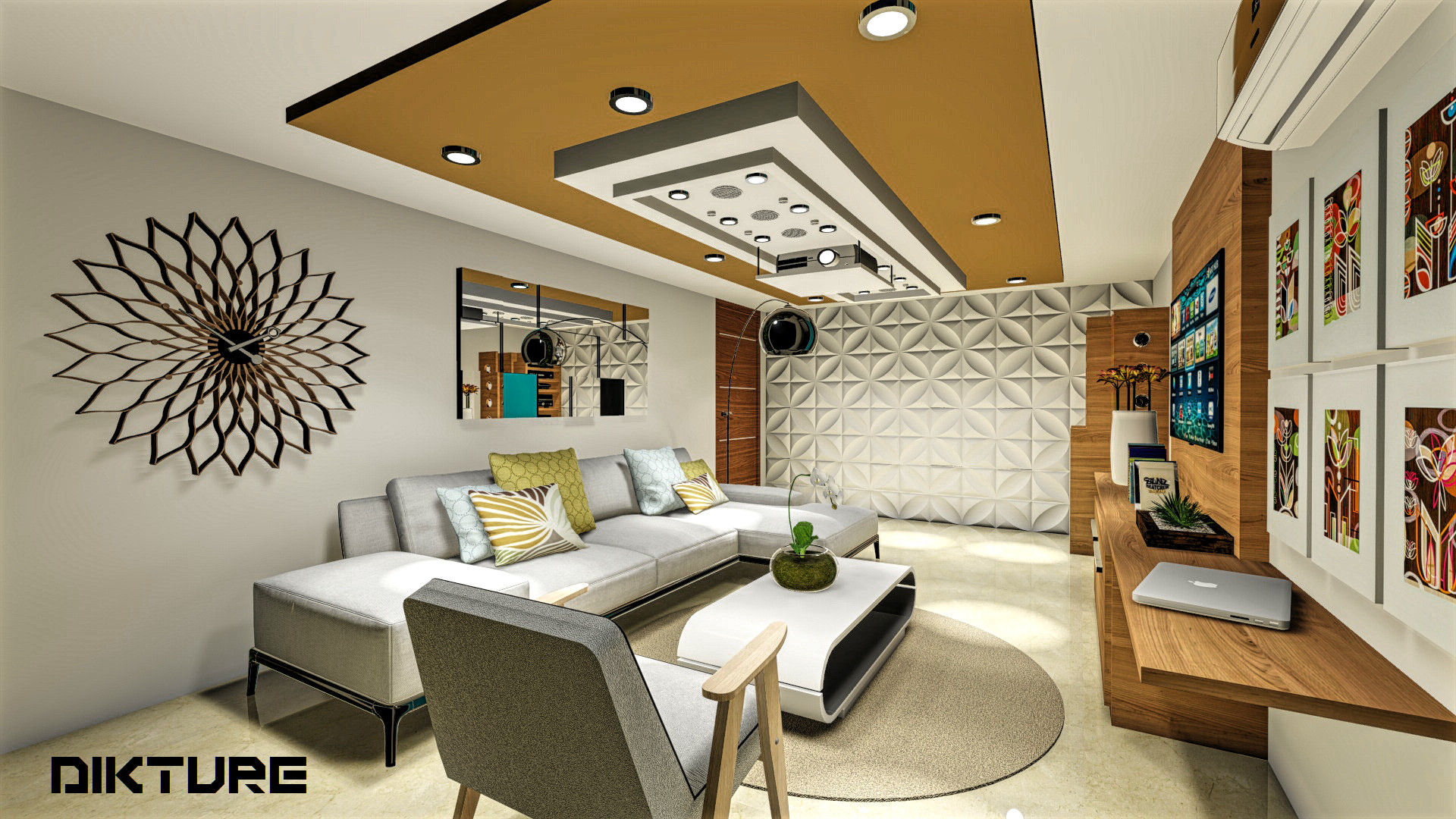 homify Modern style media rooms