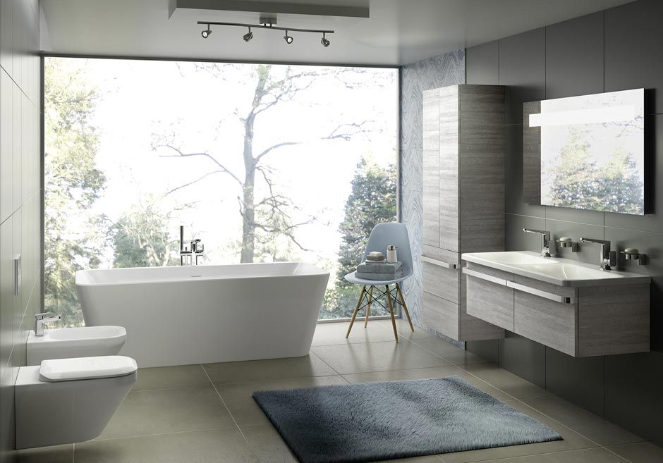 homify Industrial style bathroom Ceramic Seating