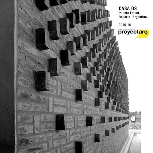 Vivienda GS, Proyectarq Proyectarq Casas modernas Tijolo