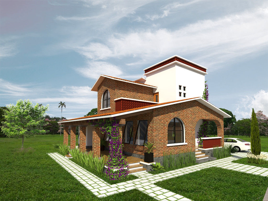 homify Country style house Bricks