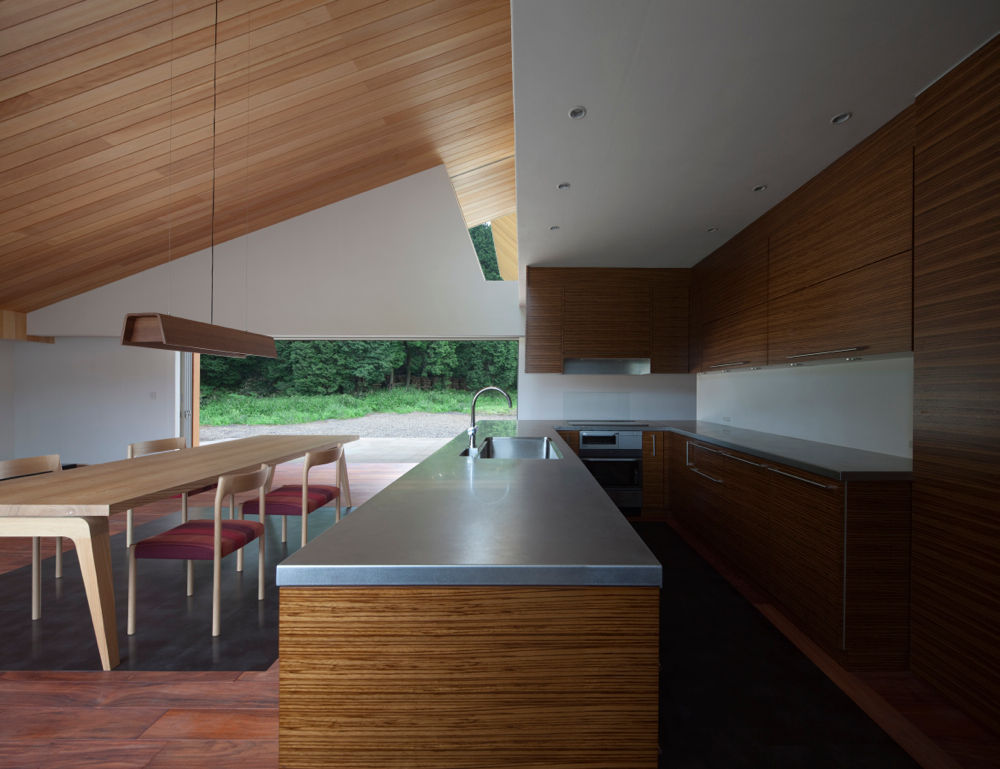 小石原の家, 森裕建築設計事務所 / Mori Architect Office 森裕建築設計事務所 / Mori Architect Office Modern Kitchen