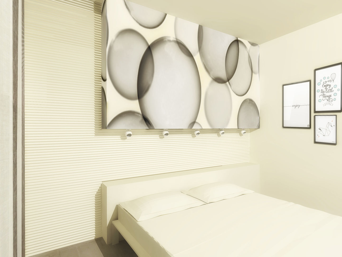progetto di interni di un piccolo appartamento, Flavia Benigni Architetto Flavia Benigni Architetto Modern style bedroom