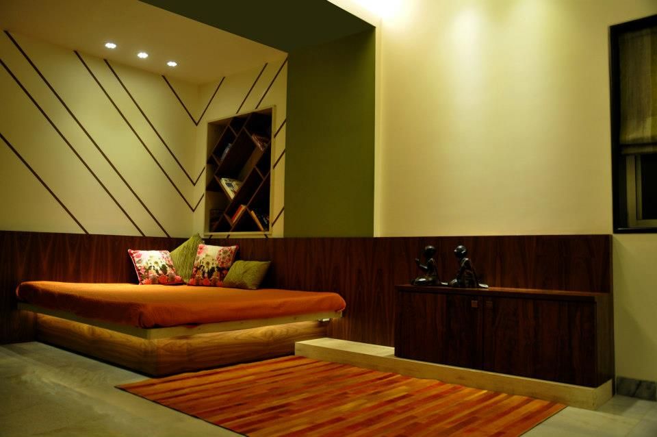 Mittal Residence, Colaba, Mumbai , Inscape Designers Inscape Designers Ausgefallene Schlafzimmer