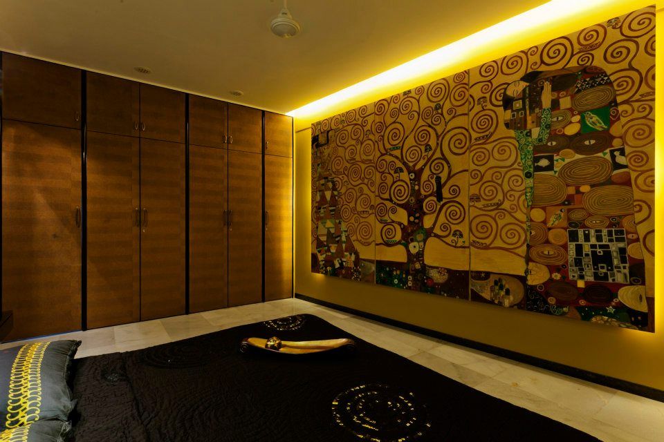 Mittal Residence, Colaba, Mumbai , Inscape Designers Inscape Designers Quartos ecléticos