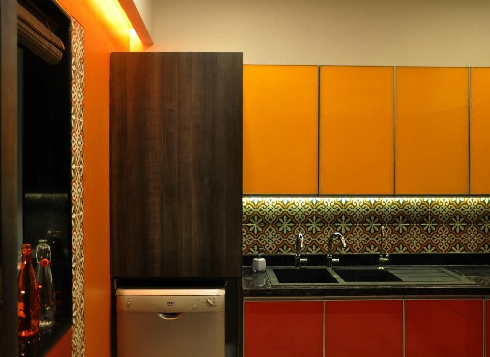 Mittal Residence, Colaba, Mumbai , Inscape Designers Inscape Designers オリジナルデザインの キッチン
