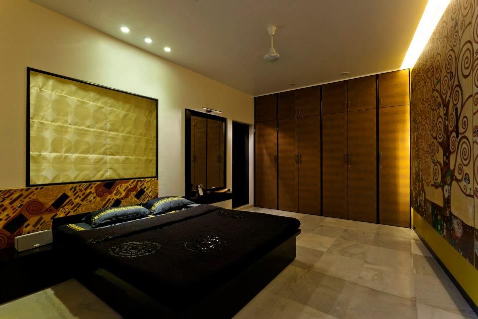 Mittal Residence, Colaba, Mumbai , Inscape Designers Inscape Designers غرفة نوم