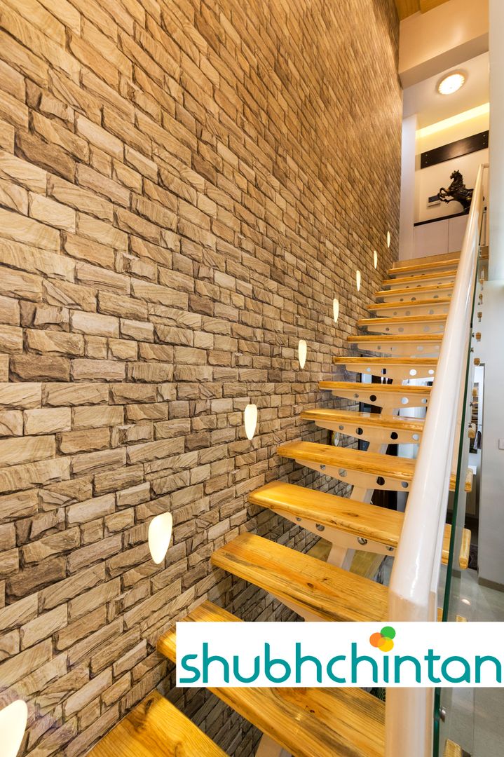 STAIR CASE homify Modern corridor, hallway & stairs Wood Wood effect