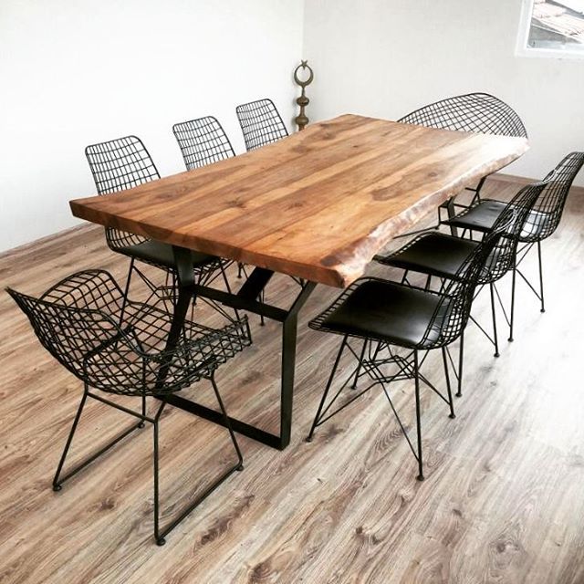 Mozilya Doğal Ağaç Masa ve Kütük Masa Modelleri, Mozilya Mobilya Mozilya Mobilya Ruang Makan Gaya Rustic Kayu Wood effect Tables