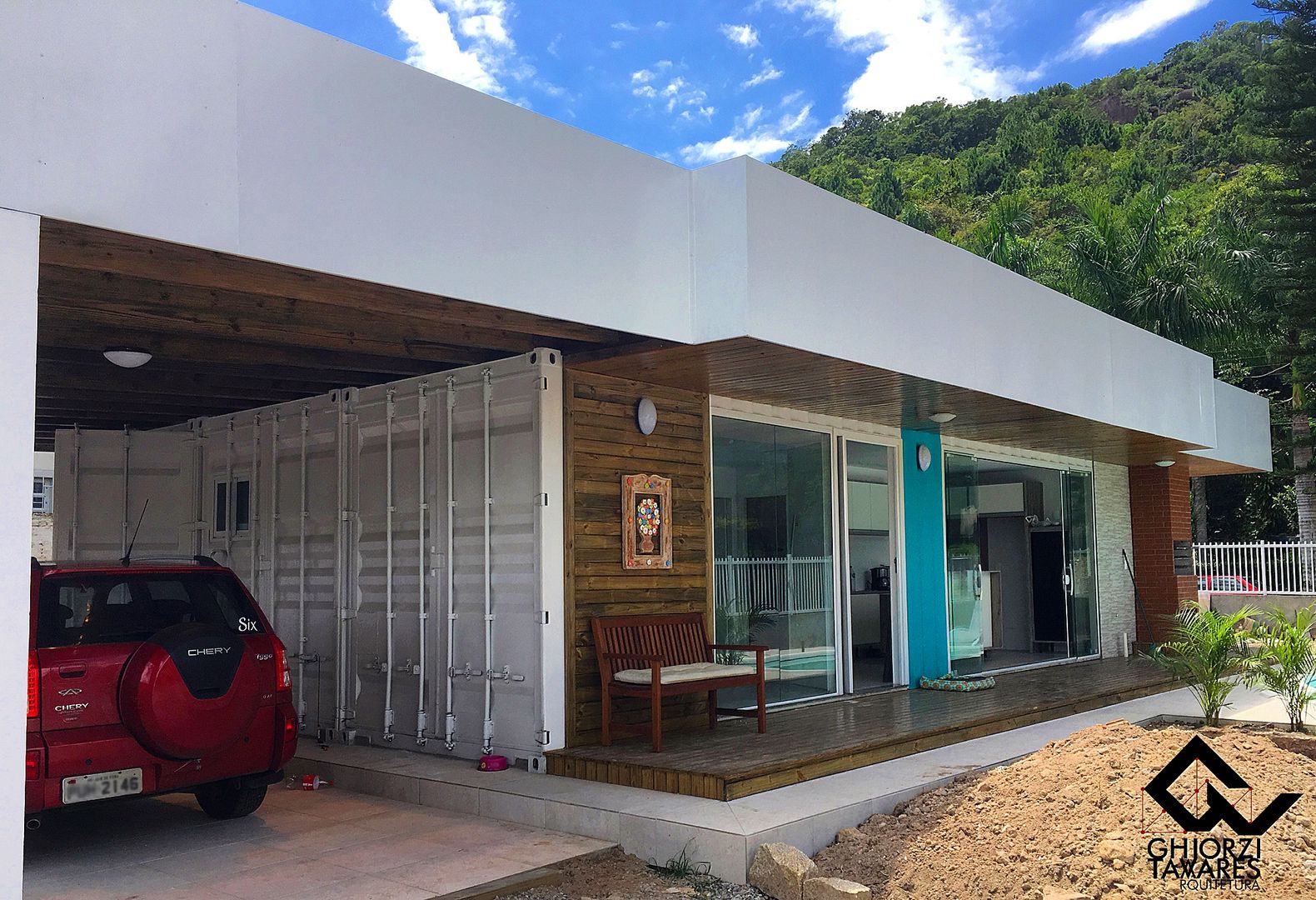 Casa Container M+C | Praia da Daniela, Florianópolis (SC) homify Casas minimalistas