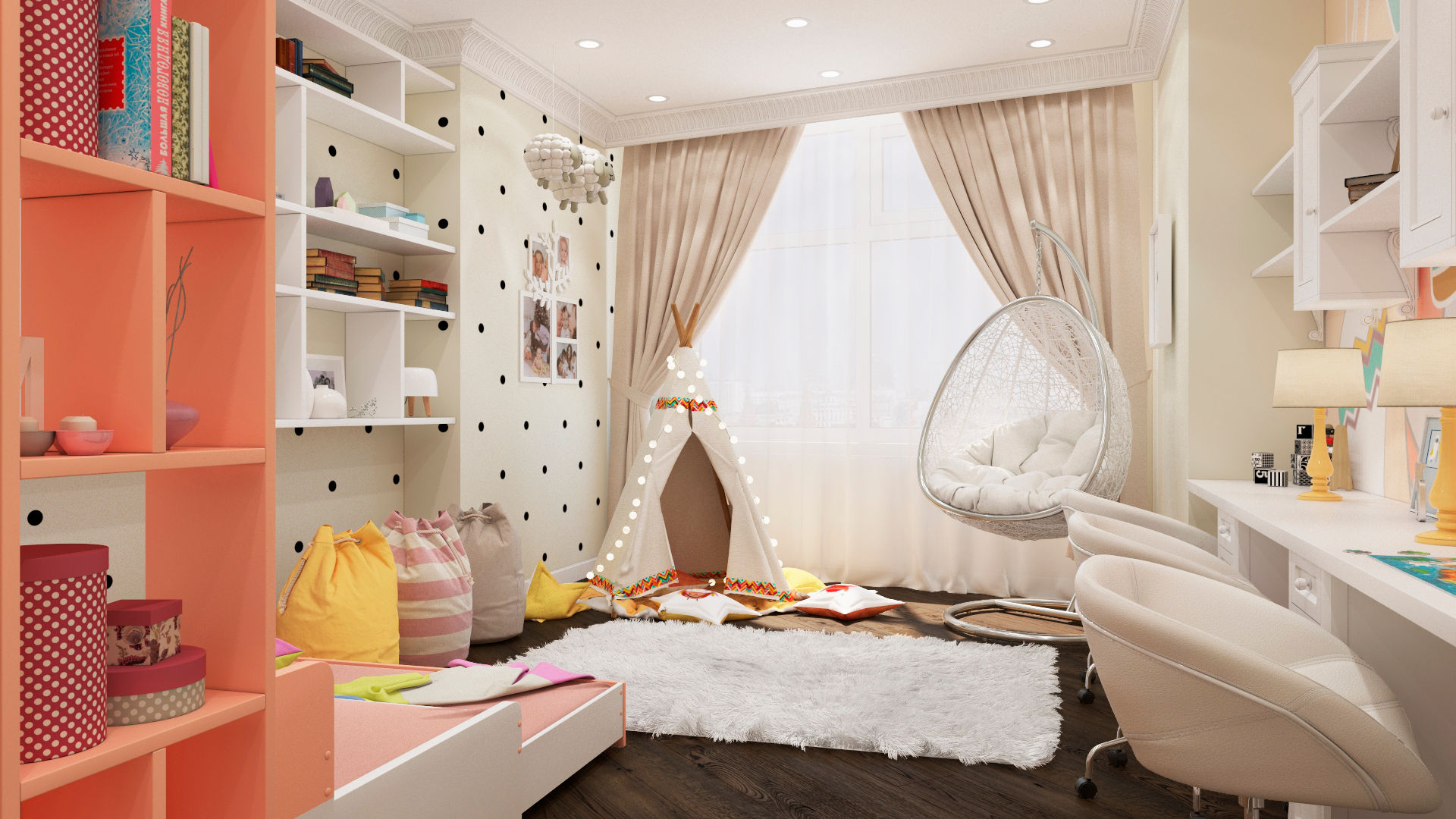 ЖК "Триколор", Happy Design Happy Design Kamar Bayi/Anak Modern