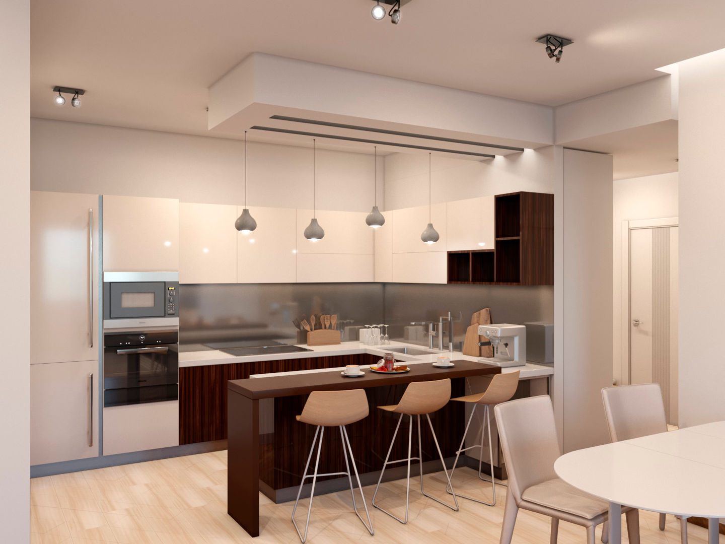 ЖК "Триколор", Happy Design Happy Design Cocinas de estilo moderno