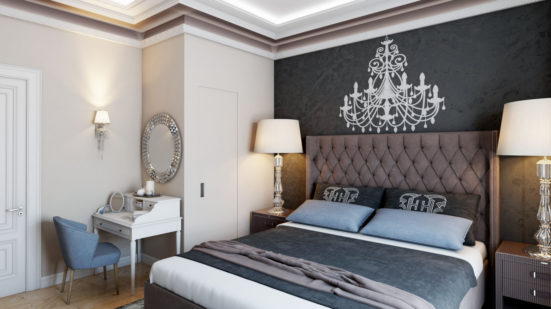Квартира в ЖК "Видный", Happy Design Happy Design Eclectic style bedroom