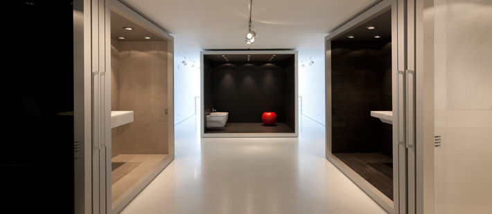 Área de exposição Padimat Design+Technic Espaços comerciais padimat,showroom,Lojas e espaços comerciais