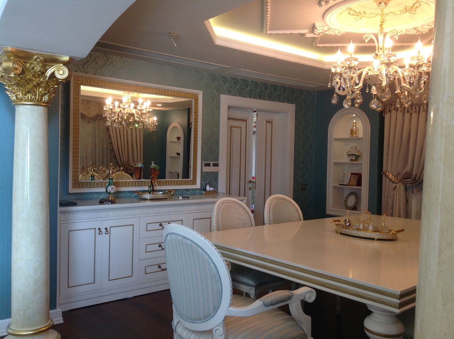 VİLLA K, IPEKMERIC.ınterıors IPEKMERIC.ınterıors Classic style dining room