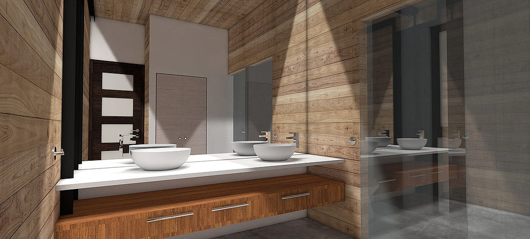 homify Modern bathroom