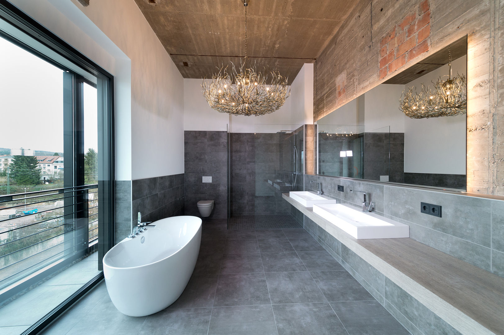 Innenarchitektur und Interieur, Hauser - Architektur Hauser - Architektur Industrial style bathroom