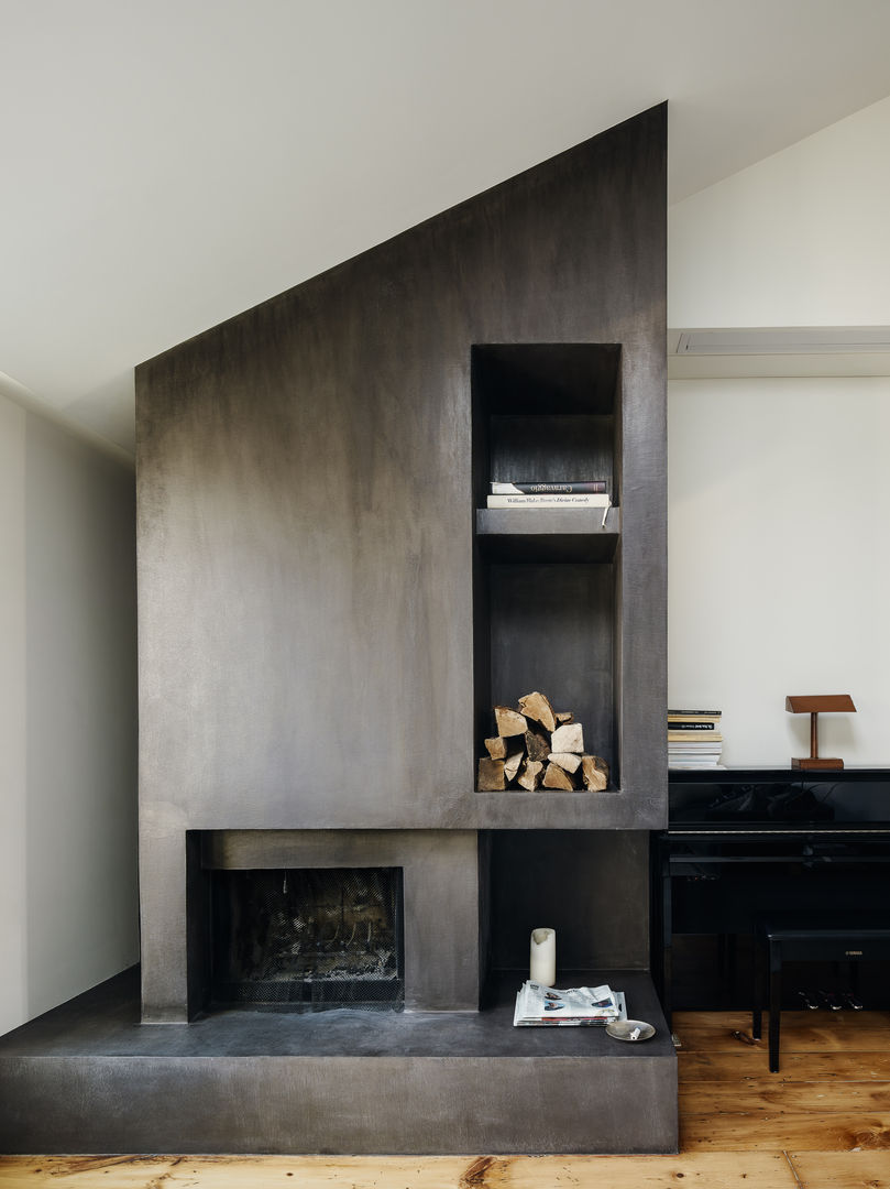 homify Salas de estilo moderno Concreto