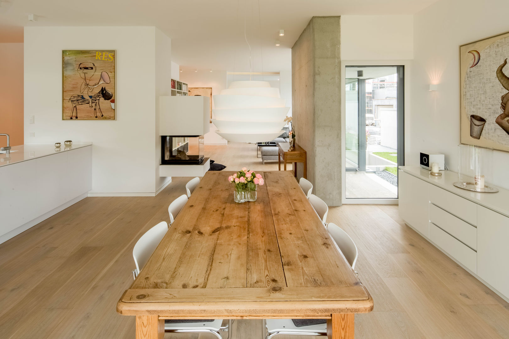 Haus P, Ferreira | Verfürth Architekten Ferreira | Verfürth Architekten Modern dining room